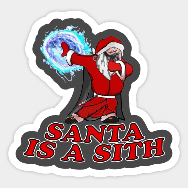 Santa is a Sith Sticker by GoingNerdy